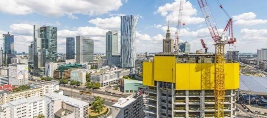 Europe's Newest Biggest Skyscraper Under Construction In Warsaw