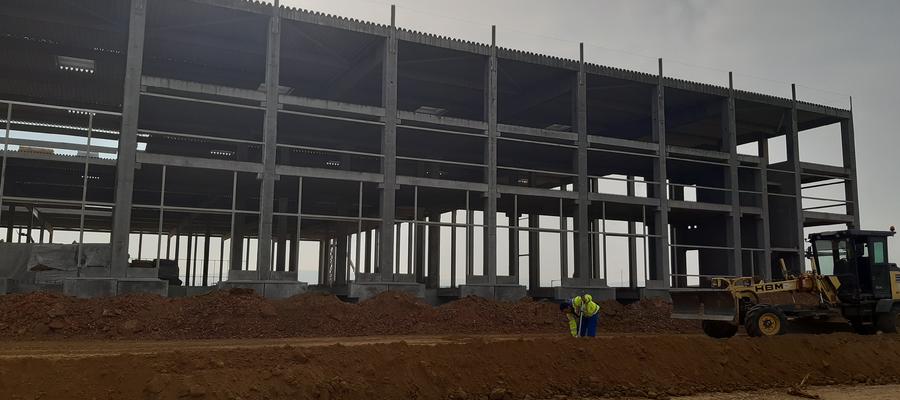 The newest CTPark unit, under construction in Tatabánya, awaits its prospective tenants on 33.200m2